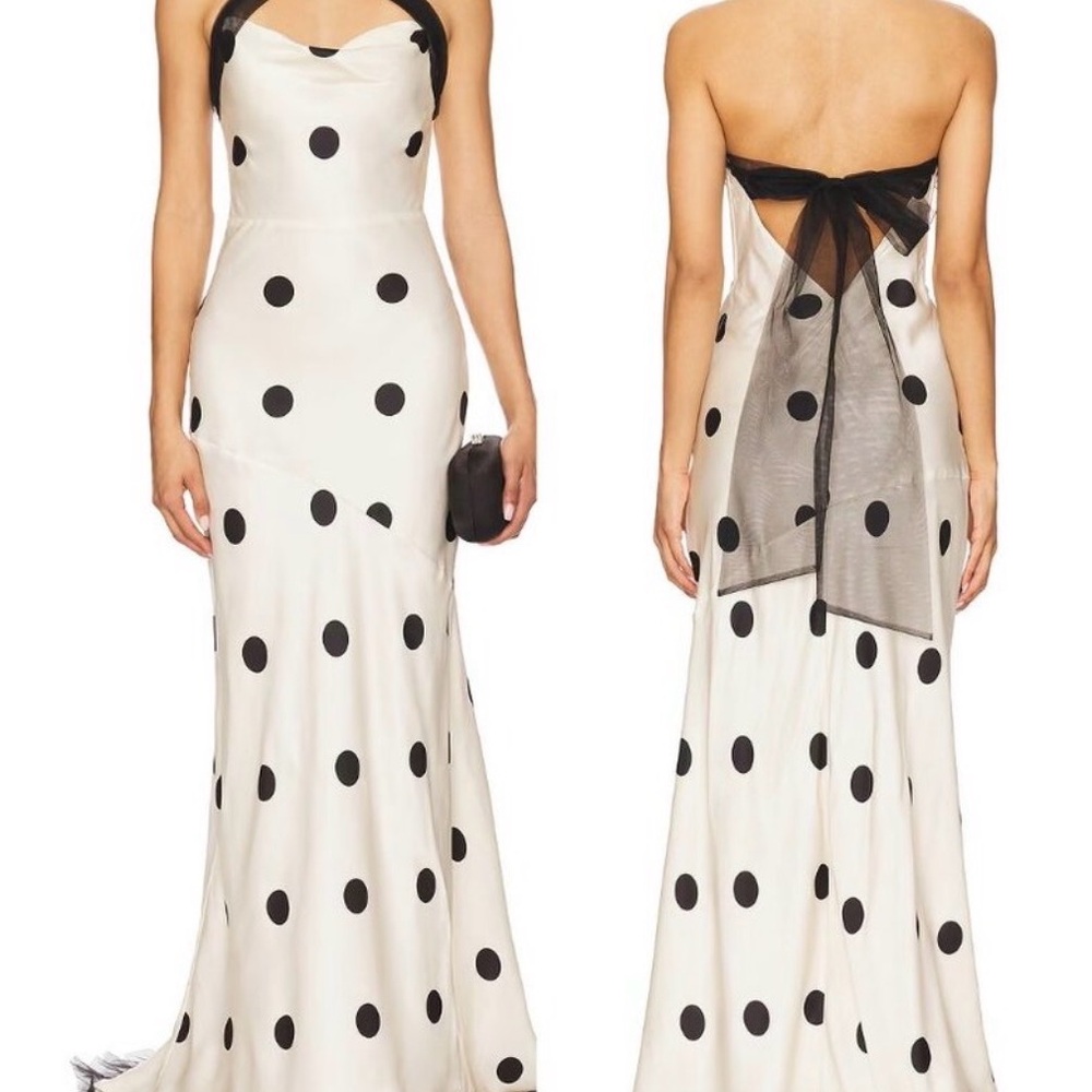 For Love and Lemons polka dot dress
